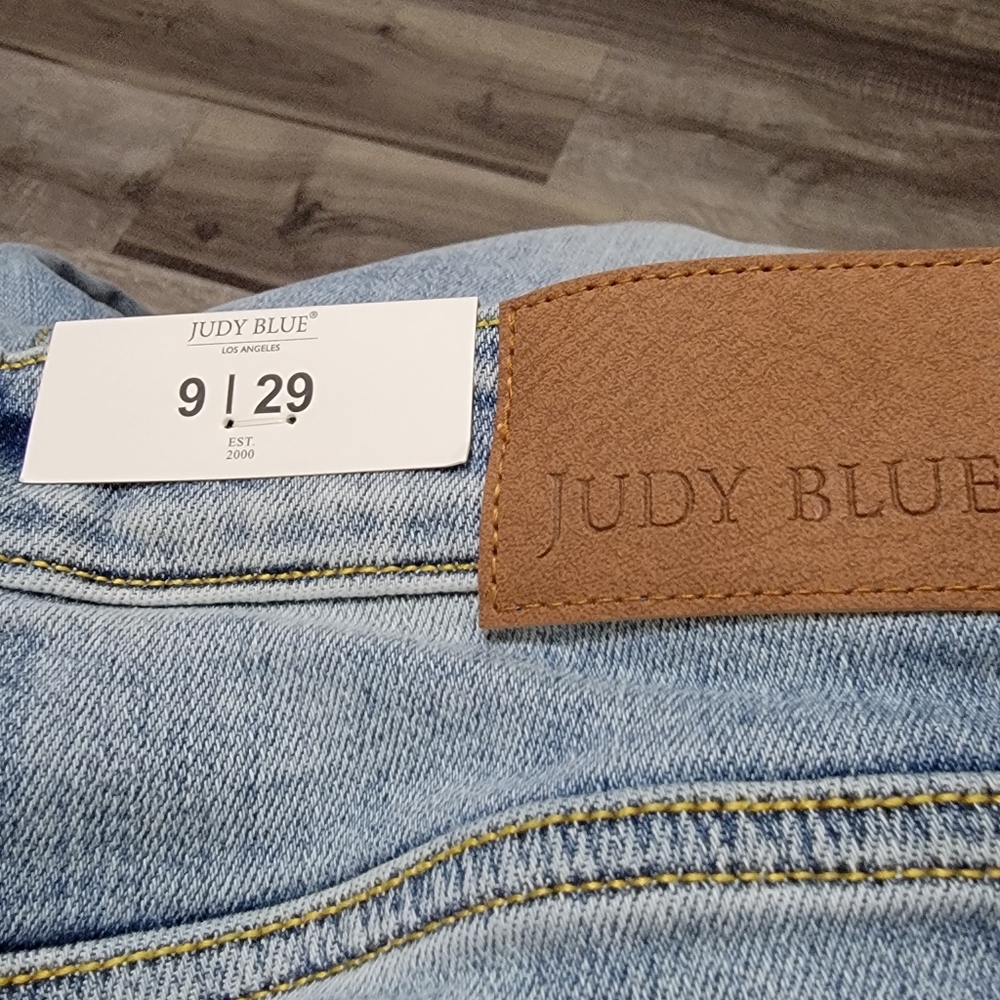 Judy Blue Light Blue High Rise Straight Leg Jeans - Picture 10 of 15